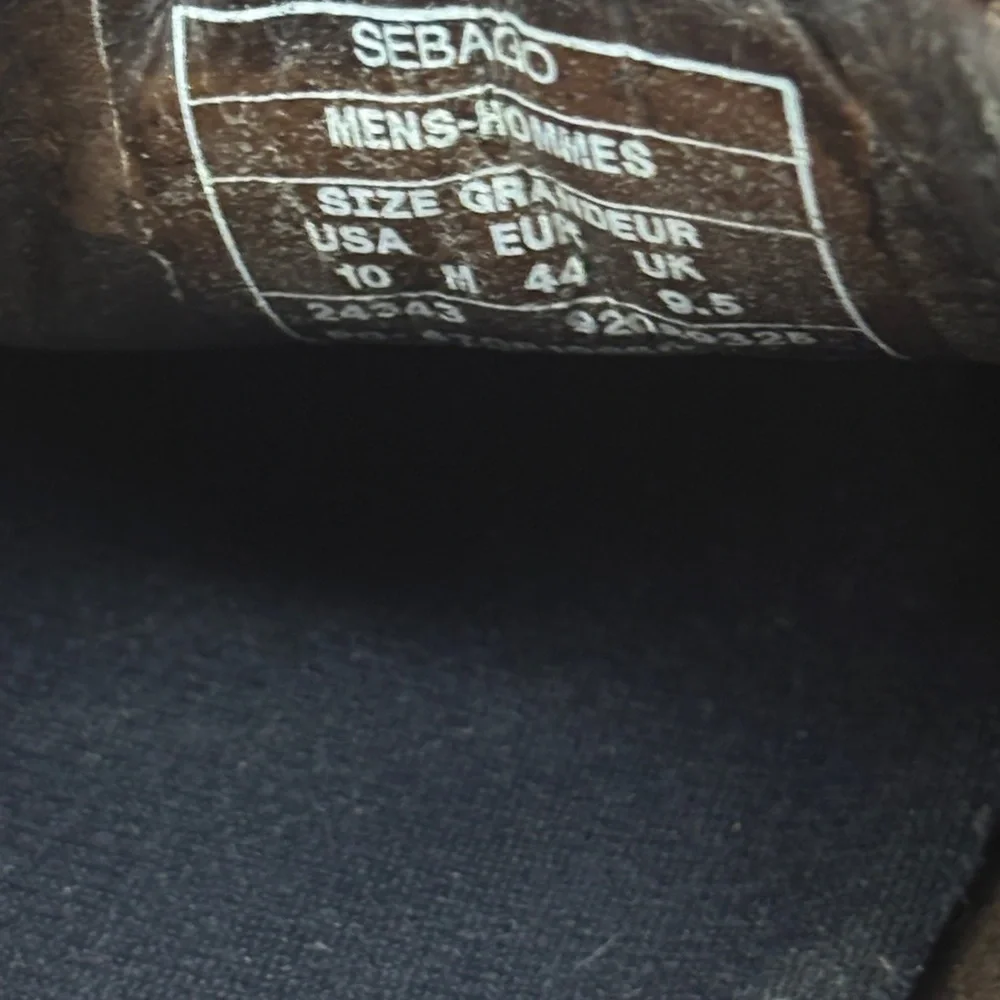 Sebago Tan Leather Boat Shoes
